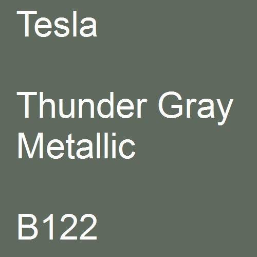 Tesla, Thunder Gray Metallic, B122.